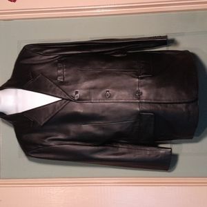 Men's Black Leather Jacket 🖤